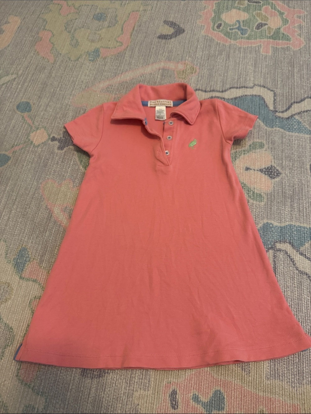 TBBC Pink Short Sleeve Polo Dress - 3T